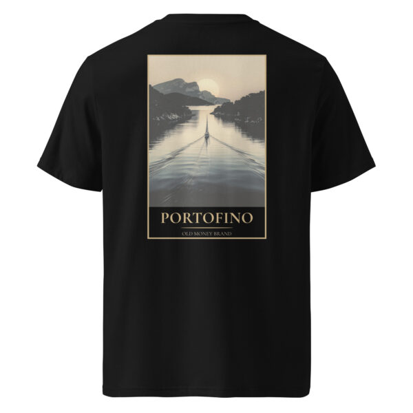 Old Money Shirt Portofino mediterraner Rückenprint schwarz