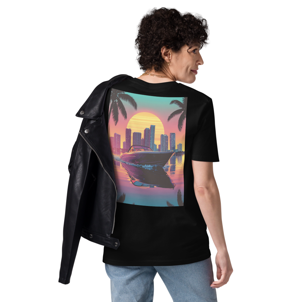 Retro Miami Shirt „Biscayne" – 80s Skyline | Old Money Brand – Bild 2