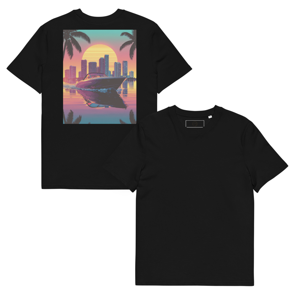 Retro Miami Shirt „Biscayne" – 80s Skyline | Old Money Brand – Bild 4