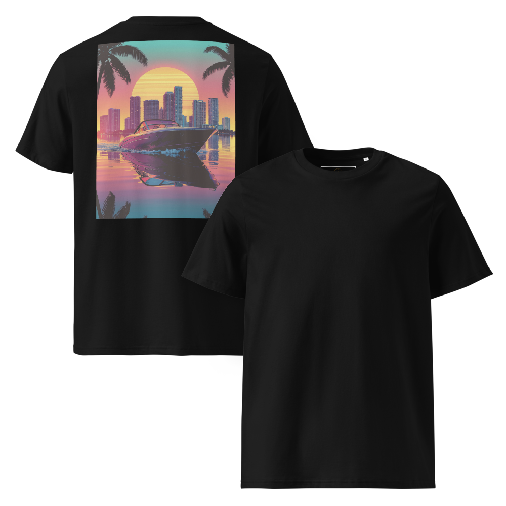 Retro Miami Shirt „Biscayne" – 80s Skyline | Old Money Brand – Bild 9