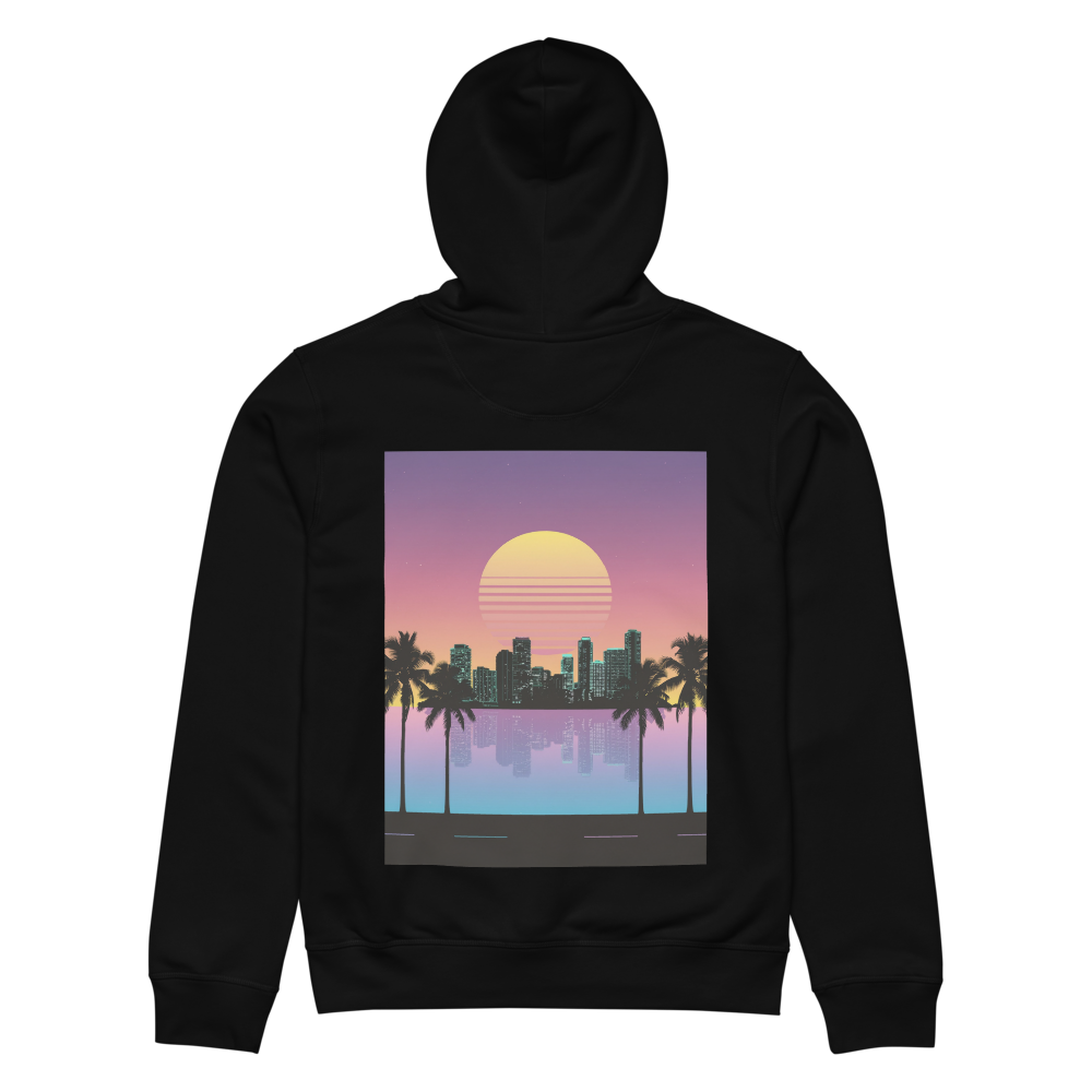Miami 80s Hoodie „Ocean Drive" – Retro Sunset | Old Money Brand – Bild 5